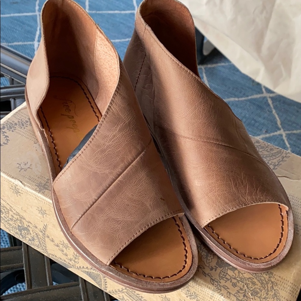 NIB Free People Mont Blanc Brown Sandal Size 36
